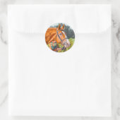 Mooie Paard Hoofd Foto Close-up Ronde Sticker (Tas)