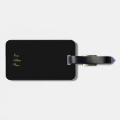 Mooie paard in de zonsondergang Aangepaste bagagel Bagagelabel (Achterkant horizontaal)