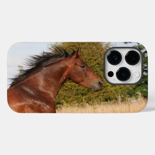 Mooie paard iPhone/iPad-draagtas Case-Mate iPhone Case (Achterkant (horizontaal))