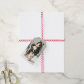 Mooie Paard Kerstcadeautag Cadeaulabel (Met Touw)