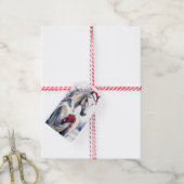 Mooie Paard Kerstcadeautag Cadeaulabel (Met Touw)