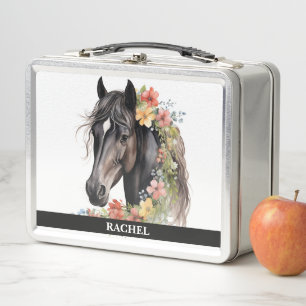 Mooie Paard met Bloemen