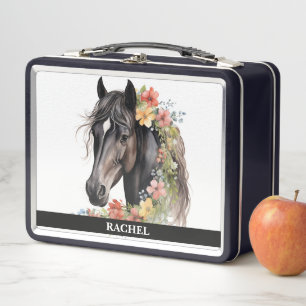Mooie Paard met Bloemen