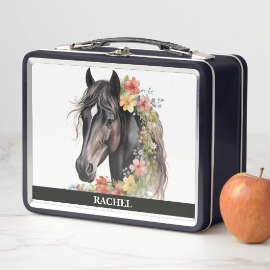Mooie Paard met Bloemen (In situ)