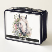 Mooie Paard met Bloemen (Achterkant)