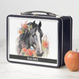 Mooie Paard met Bloemen