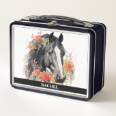 Mooie Paard met Bloemen (Voorkant)
