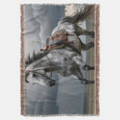 Mooie, paard, natuur, werpen deken (Voorkant Verticaal)