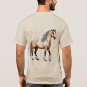 Mooie Paard T-shirt (Achterkant)