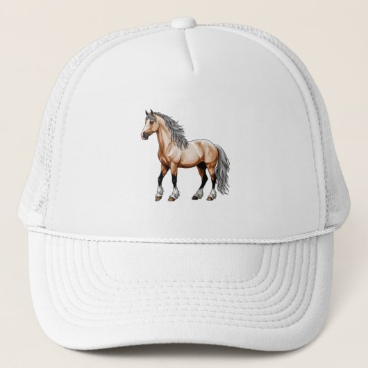 Mooie Paard Trucker Pet (Voorkant)