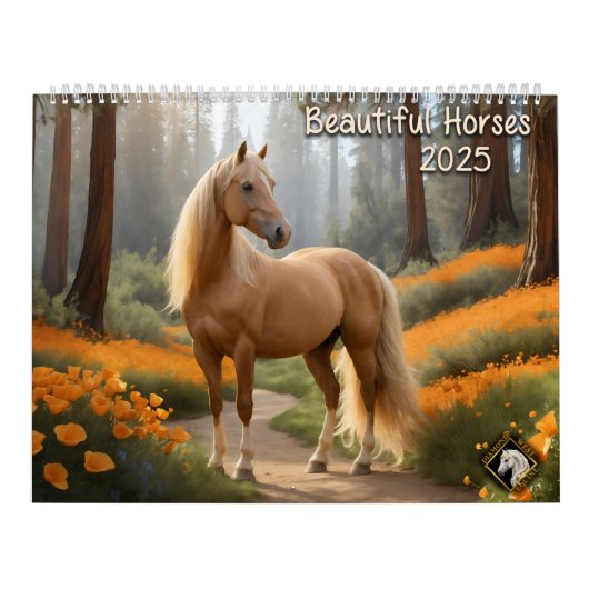 Mooie paarden 2025 Muurkalender Kalender (Hoes)