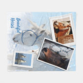 Mooie Paarden Dekbed van Fleece Met Foto's (Voorkant (Horizontaal))