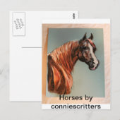 Mooie paarden door conniescritters briefkaart (Voorkant / Achterkant)
