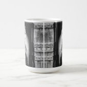 Mooie paarden en Barn Black en White Koffiemok (Center)