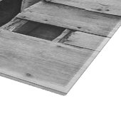 Mooie paarden en Barn Black + White Snijplank (Hoek)