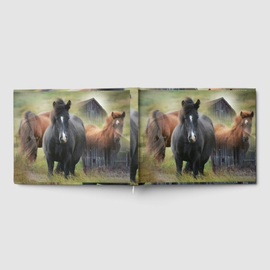 Mooie paarden en bijtende Barn Gastenboek (Volledig)
