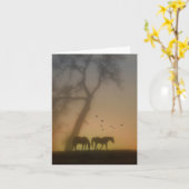 Mooie paarden in de Kaart van de Stantaarn (Gele Bloem)