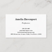 Mooie paarden in de Waterverf Visitekaartje (Achterkant)