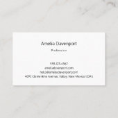 Mooie paarden in de Waterverf Visitekaartje (Achterkant)