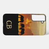 Mooie Paarden in Zonsondergang Avond Aangepaste In Samsung Galaxy Hoesje (Achterkant horizontaal)