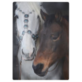Mooie paarden klembord (Achterkant)