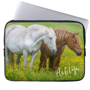 Mooie paarden laptop sleeve