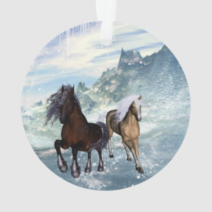 Mooie paarden ornament