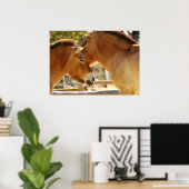 Mooie paarden poster (Thuiskantoor)