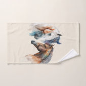 Mooie Paarden Western Boho stijl Bad Handdoek (Handdoek)