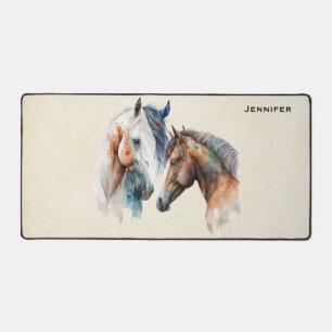 Mooie Paarden Western Boho stijl Bureaumat