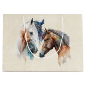 Mooie Paarden Western Boho stijl Groot Cadeauzakje (Voorkant)