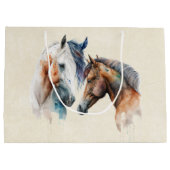 Mooie Paarden Western Boho stijl Groot Cadeauzakje (Achterkant)