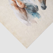Mooie Paarden Western Boho stijl Tissuepapier (Detail)