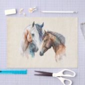 Mooie Paarden Western Boho stijl Tissuepapier (Craft)