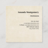 Mooie Paarden Western Boho stijl Vierkante Visitekaartje (Achterkant)