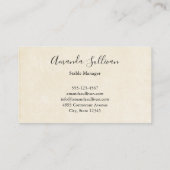 Mooie Paarden Western Boho stijl Visitekaartje (Achterkant)