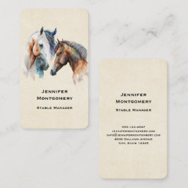 Mooie Paarden Western Boho stijl Visitekaartje