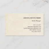 Mooie Paarden Western Boho stijl Visitekaartje (Achterkant)