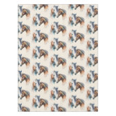 Mooie Paarden Western Boho Style Patroned Tafelkleed (Voorkant)