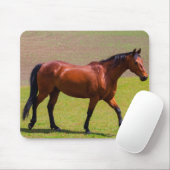 Mooie paardenmuis muismat (Met muis)