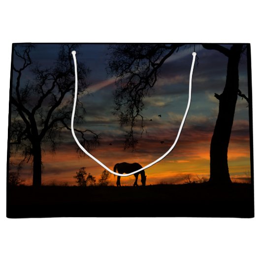 Mooie paardentas large cadeautasje (Voorkant)