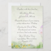 Mooie paardrijden paar paard bruiloft kaart (Achterkant)