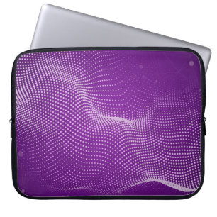 Mooie paarse abstracte achtergrond. Violet neutr Laptop Sleeve