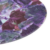 Mooie Paarse Abstracte olievloeistof Snijplank (Hoek)