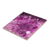 Mooie paarse Amethyst Tegeltje (Zijkant)