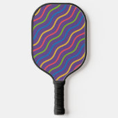 Mooie Paarse Baksteen Oefen Pro Pickleball Paddle (Voorkant)