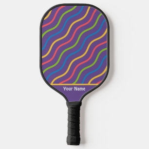 Mooie Paarse Baksteen Oefen Pro Pickleball Paddle