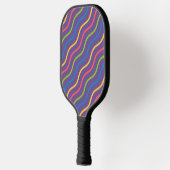 Mooie Paarse Baksteen Oefen Pro Pickleball Paddle (Links)