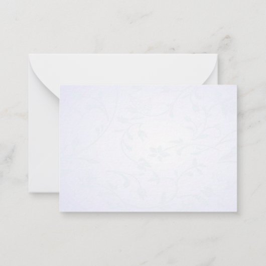 Mooie Paarse bedankkaarten Notitiekaartje (Achterkant)