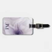 Mooie paarse bloem close-up bagagelabel (Voorkant horizontaal)